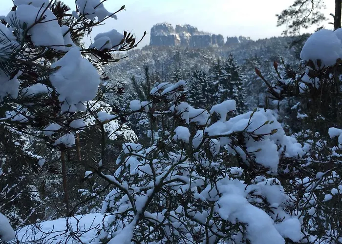 Дом отдыха Haus Schrammsteinblick Ostrau (Sachsische Schweiz-Osterzgebirge)